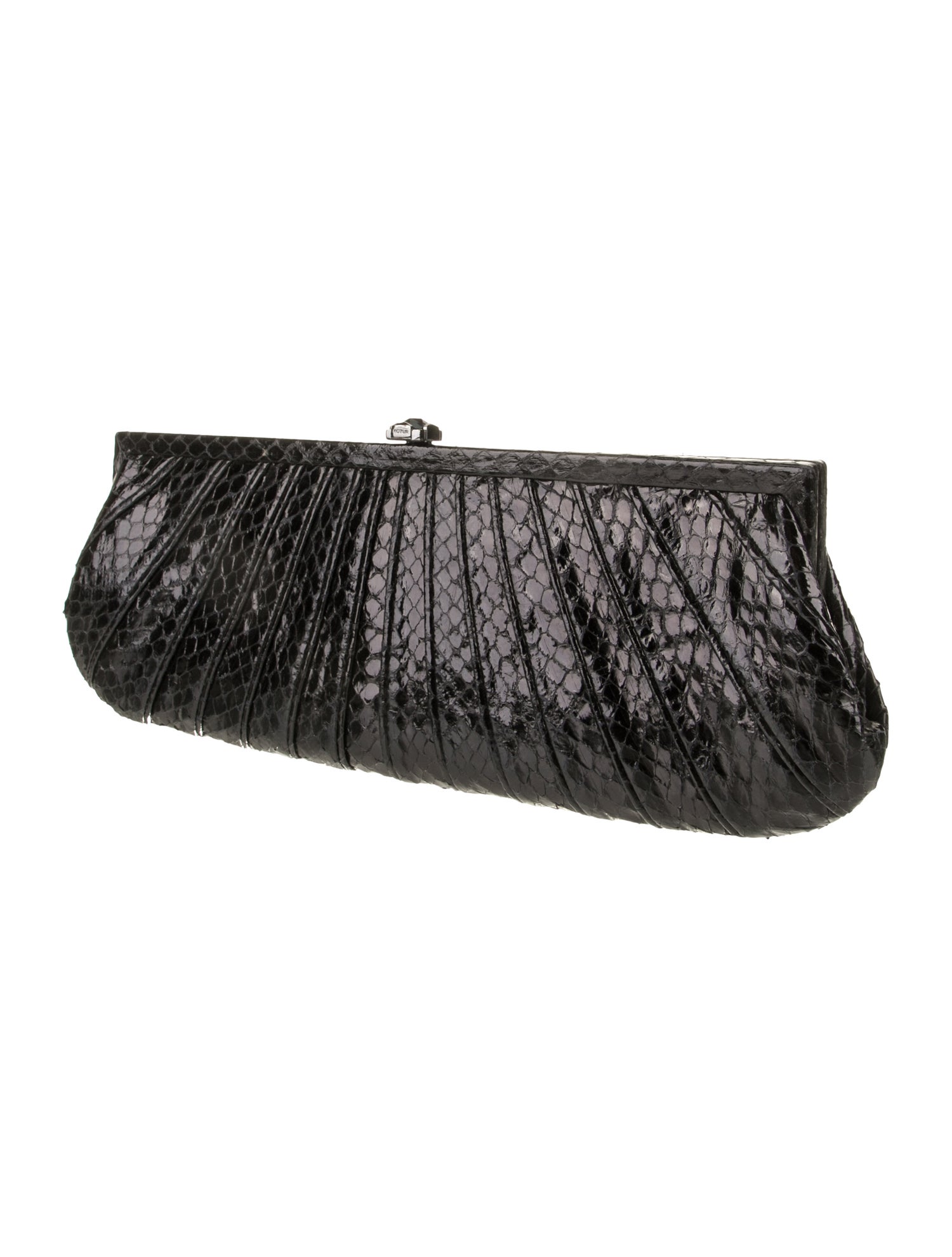 Kotur Embossed Leather Evening Bag